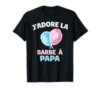 J'Adore La Barbe À Papa Humour Français Gourmandise Maglietta