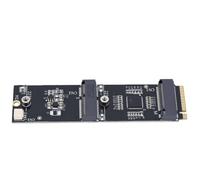 Jadpes Adattatore PCIe Dual M.2, Supporta SSD NVMe 2230 | Espandi la connettività, compatibile con Intel AX210, design compatto, plug and play