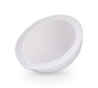 Jadpes Mini Piatto di Ceramica del Piatto del crogiolo dell'allumina per Fusione della colata Raffinando i circuiti dei Gioielli dei Metalli della ferraglia del Rame dell'argento dell'oro,