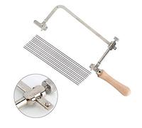 Jadpes Visto, Manico in Legno Strumento di gioielleria rendendo Taglio Maniglia Attrezzature Visto Tirare Fiore Hardware Visto seghetto Telaio Strumenti di(#2)