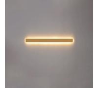 Jadssox Applique A LED Barra Luminosa Da Parete Dorata Minimalista, Appliques Strisce Lineari Apparecchio Di Illuminazione Da Parete, Appliques Rettangolari For Soggiorno Corridoio(60cm)