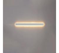 Jadssox Applique a parete LED minimalista bianca, illuminazione lineare per specchio, lunga luce da parete per soggiorno, camera da letto, luce lavante bianco caldo 3000K(60cm)