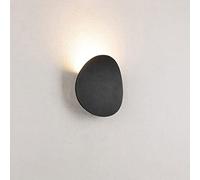 Jadssox Applique da parete a LED per esterni Applique da parete tonda piatta per esterni, lampada da parete minimalista Apparecchio di illuminazione per portico impermeabile, luci di lavaggio per pare