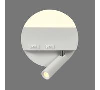 Jadssox Applique Da Parete A LED Regolabile Con Luce Di Lettura For Letto, Applique Da Lettura Da Comodino Con Interruttore Indipendente, Apparecchio Di Illuminazione For Camera Da Letto(Left)