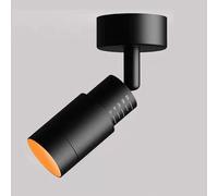Jadssox Faretto Da Soffitto A LED Con Zoom, Angolo Del Fascio Regolabile, Illuminazione Spot For Interni, Faretti Da Soffitto Direzionali, Lampade Con Messa A Fuoco Girevole(Black-3000K,5W)