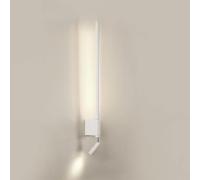 Jadssox illuminazione da parete lineare faretto da parete a LED lampada da comodino orientabile, applique da parete moderne faretti da parete girevoli da 7W per camera da letto soggiorno luci da paret