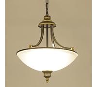 Jadssox lampada a sospensione a cupola vintage lampadario in vetro lampada da soffitto fattoria apparecchio di illuminazione a sospensione, luci a soffitto antiche sospese per corridoio sala da pranzo