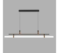 Jadssox Lampadario a Sospensione LED Minimalista, dimmerabile, lineare, Moderno, lampadario a Sospensione Lungo con Telecomando, Lampada da Isola per Cucina, lampade a Sospensione per Ufficio, Tavolo