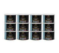JaDy - Cera Depilatoria Azulene | Uso Professionale | Delicata su Pelle Sensibile | Made in Italy | Rimozione Peli Efficace, 400ML, Blu 12PZ