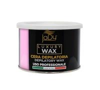 JaDy - Cera Depilatoria Titanio Rosa | Uso Professionale | Adatta a Tutti i Tipi di Pelle | 400ML di Cera a Caldo, Rosa, Luxury Wax