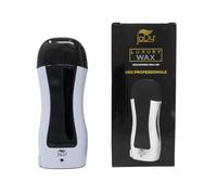 JaDy - Scaldacera Roll-on Professionale | Riscaldamento Rapido 40 Min | Compatibile Cartucce 100ML | Design Ergonomico | Epilazione Facile, Nero e Bianco, 1 unità