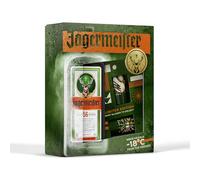 Jägermeister 70cl Special Pack - Con due bicchieri shot Limited Edition. Liquore a base di 56 Botaniche. Da servire ghiacciato. 35% Vol.