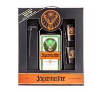 Jägermeister Jägermeister TRAVELLERS' EXCLUSIVE 35% Vol. 1,75l in Giftbox with 2 Shotgläsern and Dosierpumpe - 1750 ml