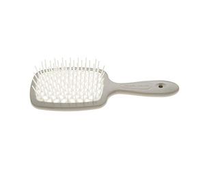 Jäneke Spazzola per capelli Aereo grigio, Nylon, Plastica, Legno, Styling e Districante, Tutti i tipi di capelli, Unisex - Tutte le età, Professionisti del settore hair care, Grigio
