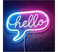 Jaeooai Insegna al neon Lettres colorées Intérieur Luminaires Rêve Néon Signe Bureau Chambre Mur Barre Décor Lumière Fête