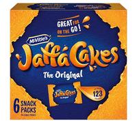 Jaffa Cakes Original Biscuits Snack Pack 6x3 198 g (confezione da 4) Delizioso cestino regalo gustoso e tortuoso, Natale, compleanno, Pasqua