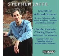 Stephen Jaffe Steffen Jaffe: Concerto for Violin and Orchestra/Chamber Conc (CD)