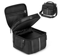 Jaffzora Custodia adatta per centrali elettriche EcoFlow River 3/Plus, impermeabile, antiurto, con prese d'aria, tasche e tracolla, per campeggio e attività all'aperto