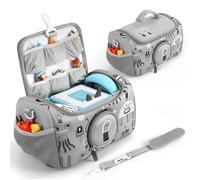 Jaffzora Custodia da trasporto adatta per Toniebox Starter Set, borsa portaoggetti compatibile con personaggi Tonies Figures, cuffie e accessori, grigio, Organizer per borse