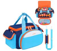 Jaffzora Custodia da trasporto compatibile con Toniebox 2 Starter Set, graziosa borsa portaoggetti per personaggi Tonies Figures, cuffie e accessori Tonies, Blu, Organizer per borse