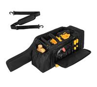 Jaffzora Custodia per motosega, custodia impermeabile per motosega, compatibile con motosega DEWALT 20 V 12 pollici e Greenworks 24 V12 pollici senza fili e accessori, nero