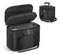 Jaffzora Power Station Custodia da trasporto per EcoFlow Delta 2/3 Plus - Custodia antiurto impermeabile con finestra ventilata e cinghia regolabile per viaggi all'aperto