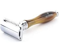 Jag Shaving Doppio Edge Safety Razor in pelle di resina per uomini e donne