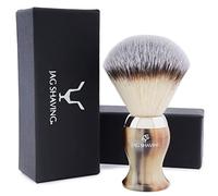 Jag Shaving Pennello da barba - Pennello da barba in setole sintetiche - Pennello da barba - Pennello da barba per uomini e donne