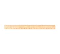 Jagenie, righello in legno, 15 cm, 20 cm, 30 cm, doppio lato, strumento di misurazione per studenti, scuola, ufficio, 30 cm
