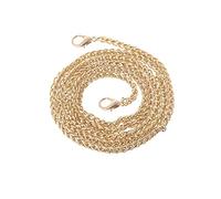 JAGETRADE Borsa a tracolla di ricambio Borsa a tracolla con manico in metallo 120cm Oro