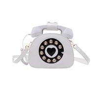 JAGETRADE Borsa a Tracolla per Borsa a Tracolla in Pelle PU a Forma di Telefono per Donna