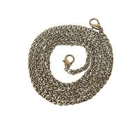 JAGETRADE Borsa di Ricambio a Tracolla a Catena - Tracolla in Metallo 120cm Bronzo