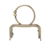 JAGETRADE Chiusura con Fibbia a Bacio con Telaio in Metallo Vintage 1PC con Manico 12,5 cm