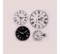 JAGETRADE Clear Stamp,Timbro in Silicone Trasparente Trasparente per Orologio Scrapbooking Fai da Te