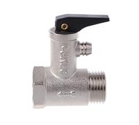 JAGETRADE Ottone G1/2" valvola limitatrice di sicurezza di pressione di DN15 0.7mpa per lo scaldabagno elettrico