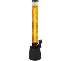 Jago® Distributore di Birra - capacità Massima 3,5 l, Altezza 90 cm, con Rubinetto, in Plastica Senza BPA, Set a Scelta - Spillatore, Dispenser, Giraffa, Torre, Bevande