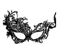 Jagowa 1 maschera in pizzo da donna, sexy, in pizzo, per carnevale, ballo di fine anno, festa (Style E Phoenix)