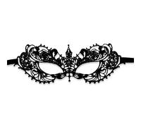 Jagowa 1 maschera in pizzo da donna, sexy, in pizzo, per carnevale, ballo di fine anno (stile C), colore nero
