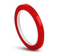 Jagowa 1 nastro isolante largo 5 mm resistente alle alte temperature nastro adesivo grafico grafico nastro adesivo per ufficio griglia marcatura (rosso)