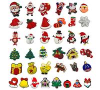 Jagowa Ciondoli per scarpe di Natale per Crocs, 30 Pcs, PVC