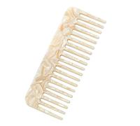 Jagowa Pettine per capelli a denti larghi, districante, senza manico, per acconciature da donna, capelli ricci o lunghi