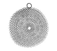 Jagowa - Pulitore per ghisa in acciaio inox, 12,7 cm, per padelle in ghisa, padelle e pentole
