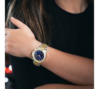 Jaguar Acciaio Inox Orologio Donna J893/2 Analogico Moda da Polso Argento Oro