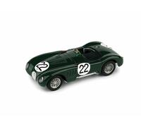 1:43 Brumm Jaguar C-Type Xk-120C 3.4L S6 #22 24H Le Mans 1951 Moss Fairman R356B