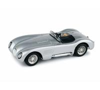 MODELLINO AUTO STATICO JAGUAR C TYPE STRADALE 1953 GRIGIO MODELLISMO SCALA 1:43