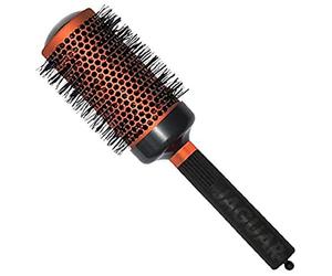 Jaguar CC53 - Spazzola per capelli rotonda in rame, 53 mm, spazzola professionale con setole di cinghiale e nylon per volume, ricci e lucenti, corpo in rame che trattiene il calore per uno styling