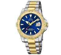 Jaguar Orologio Uomo Acciaio Inox Argento Oro Pro Subacqueo da Polso Uj970/2