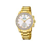 Jaguar Connected J983/1 Women's Hybrid Smartwatch - Gold-Plated Stainless Steel, White Dial