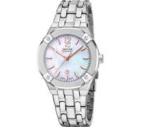 Jaguar Orologio da donna J1016/1 Diplomatic Acciaio 316L Argento Quarzo Data Vetro zaffiro 10 ATM