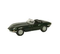 Oxford Diecast Modellino Jaguar E-Type Roadster Verde Scala 1:76
